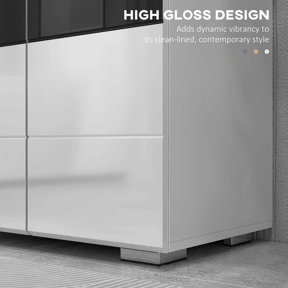 easycomfort easycomfort mobile sottolavabo in mdf con armadietto a 2 livelli con ripiano regolabile 60x36 5x56 cm bianco