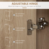 easycomfort easycomfort mobiletto moderno da soggiorno a coste con cassetto 2 armadietti e 2 ripiani aperti 75x40x120 cm