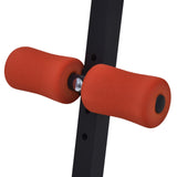 easycomfort easycomfort panca per addominali pieghevole altezza regolabile con imbottitura nera e rossa ean 8054144130651