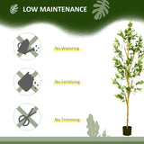 easycomfort easycomfort pianta artificiale di ulivo da 180 cm a 12 rami con vaso 17x14 5 cm per interni ed esterni verde