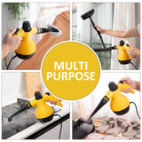 easycomfort easycomfort pistola a vapore multiuso pulitore a vapore portatile professionale per cucina bagno tessuti serbatoio 350ml giallo