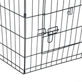 easycomfort easycomfort recinto per cani gatti cuccioli roditori recinzione rete gabbia 8 pezzi 61 x 61cm nero ean 8054111840927