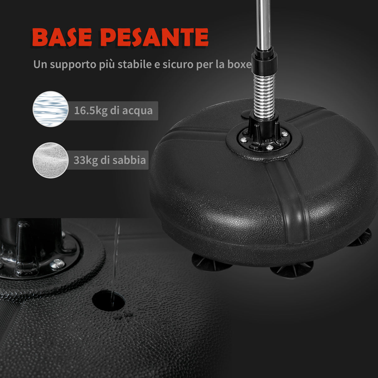 easycomfort easycomfort sacco da boxe ad altezza regolabile guanti inclusi in pe e metallo 45x45x133 151cm oro