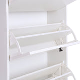 easycomfort easycomfort scarpiera 3 scompartimenti 18 paia di scarpe e 1 ripiano portaoggetti bianco ean 8054111847438