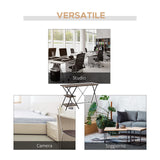 easycomfort easycomfort scrivania da ufficio porta pc in stile industriale legno marrone 120x48x78cm