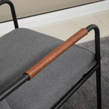 easycomfort easycomfort sedia moderna per soggiorno e camera da letto con braccioli seduta imbottita e tessuto effetto lino 65 5x85x85 cm