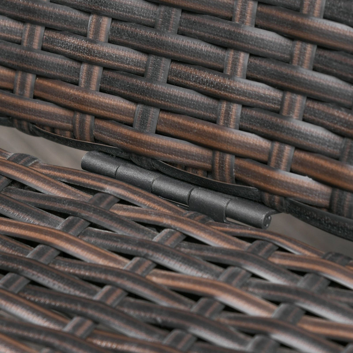 easycomfort easycomfort set 2 sdraio da giardino in pe rattan marrone con cuscino imbottito crema ean 8055776915937