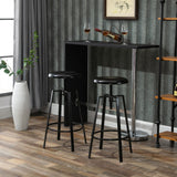 easycomfort easycomfort set 2 sgabelli da bar altezza regolabile e poggiapiedi stile industriale ean 8055776910444