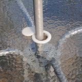 easycomfort easycomfort set mobili da giardino con tubi dacciaio 6 pezzi nero