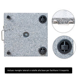 easycomfort easycomfort supporto base per ombrellone da giardino in marmo 29kg 42x42x36cm ean 8054144133249
