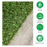 easycomfort easycomfort tappeto erboso sintetico 4x1m erba 20mm finto prato verde atossico anti uv e drenante per giardino e cortile ean 8054144134222