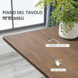 easycomfort easycomfort tavolo alto da cucina marrone