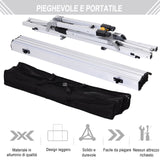 easycomfort easycomfort tavolo pieghevole avvolgibile da campeggio in alluminio 90 x 53 x 4565 cm ean 8054111849821