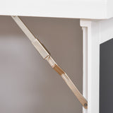 easycomfort easycomfort tavolo scrivania pieghevole con libreria e lavagna bianco ean 8054111849425