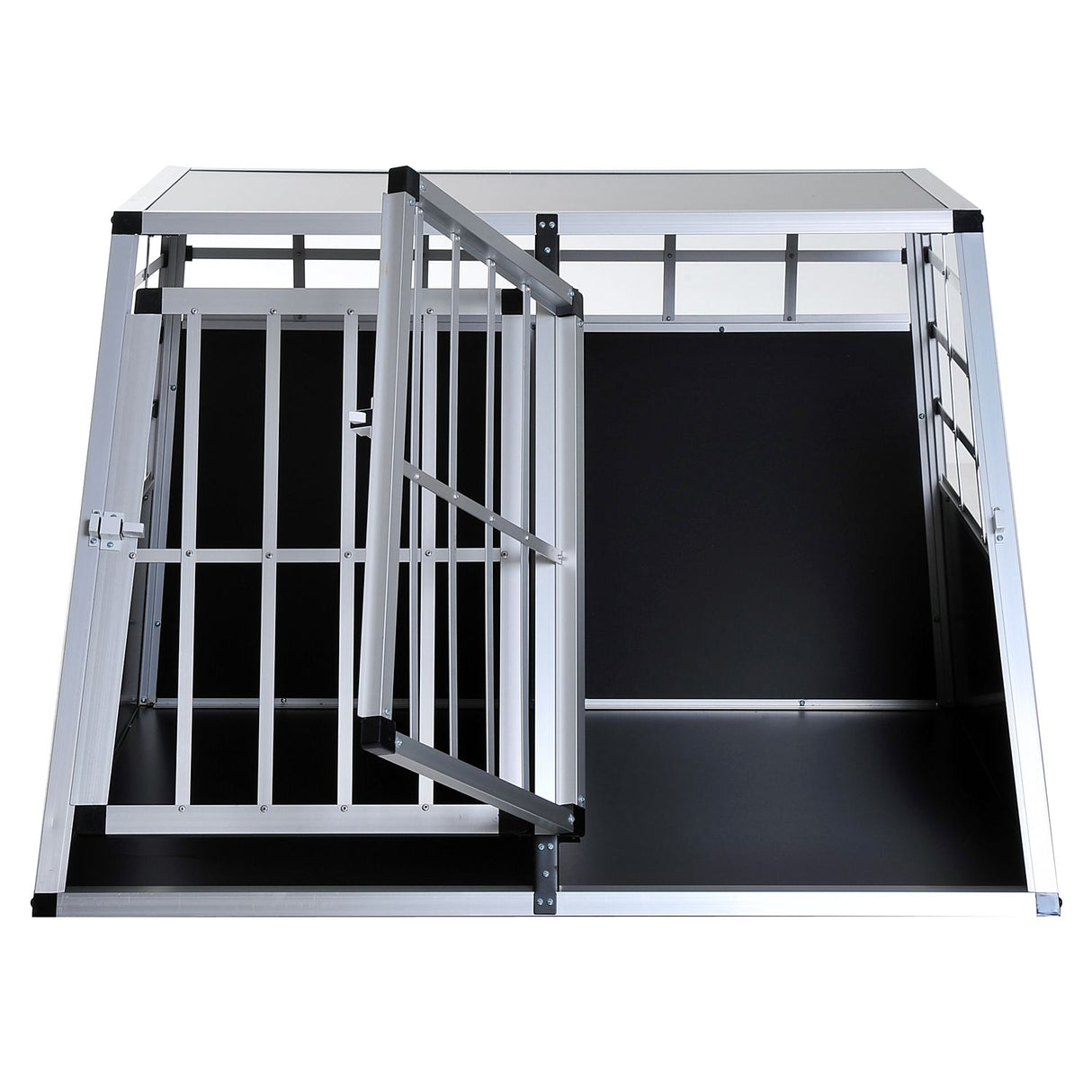 easycomfort easycomfort trasportino per cane in alluminio con parete mobile e chiusura 104x91x69cm ean 8055776914220