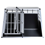 easycomfort easycomfort trasportino per cane in alluminio con parete mobile e chiusura 104x91x69cm ean 8055776914220