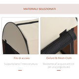 easycomfort easycomfort trasportino per cani pieghevole caffe 70x51x59cm ean 8054111849395