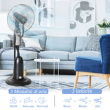 easycomfort easycomfort ventilatore oscillante con nebulizzatore 3 modalita e timer