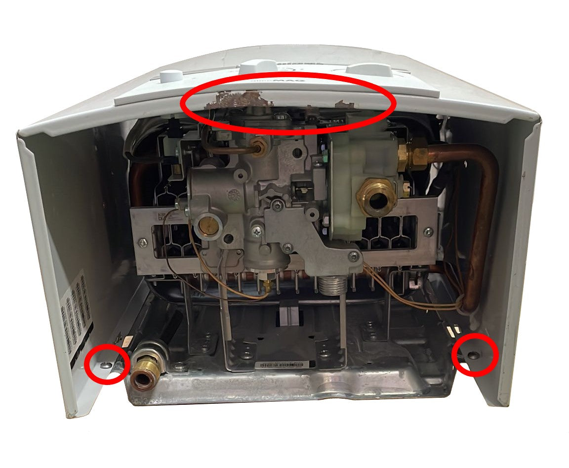 vaillant area occasioni scaldabagno a gas vaillant a camera aperta atmomag mini 1141 metano da 11 litri low nox con acccesione piezoelettrica 0010022574