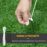 easycomfort easycomfort babbo natale gonfiabile da esterno 243cm addobbi gionfiabili di natale decorazione natalizia con bastoncino di zucchero 2 luci a led impermeabile ip44