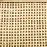 easycomfort easycomfort cassettiera 4 cassetti in truciolato e rattan per soggiorno e camera da letto 80x38x80 cm nero e color legno