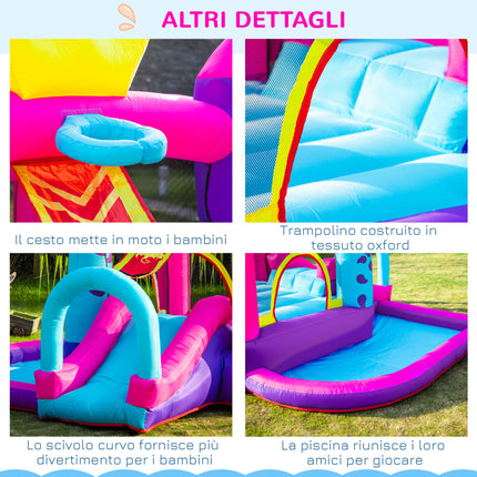 immagine-7-easycomfort-easycomfort-castello-gonfiabile-per-bambini-3-8-anni-con-scivolo-piscina-e-trampolino-3x2.7x2m