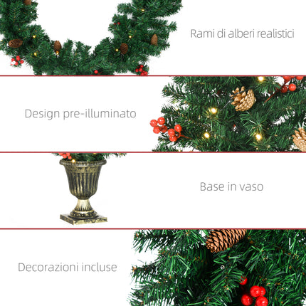 immagine-7-easycomfort-easycomfort-decorazioni-natalizie-set-4-pezzi-con-2-alberelli-di-natale-40x90-cm-ghirlanda-natalizia-e-corona-di-natale