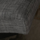 easycomfort easycomfort divano letto singolo con braccioli regolabili su 3 posizioni in tessuto e legno nero e grigio