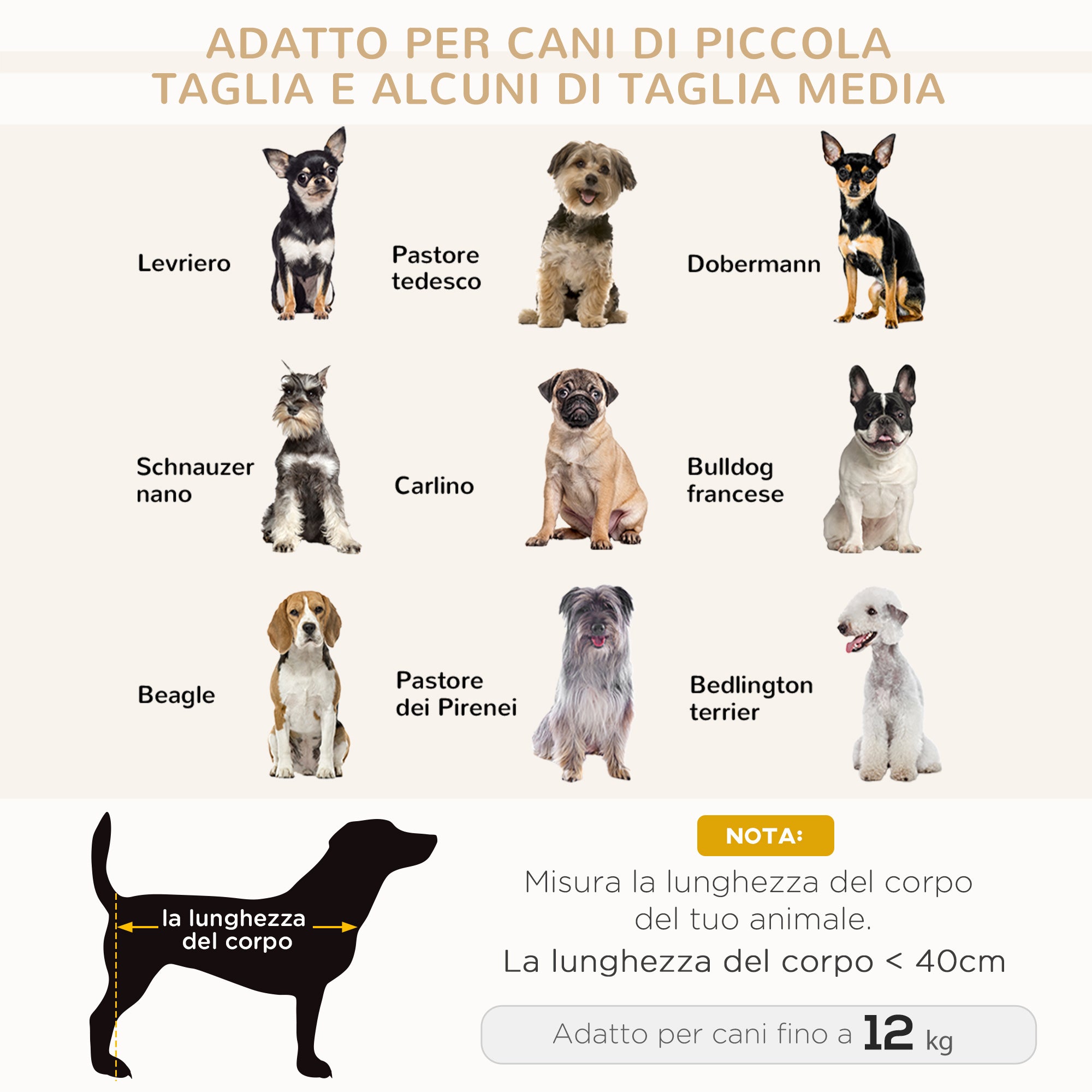 EASYCOMFORT Divano per Cani di Taglia Piccola e Media in Rattan PE con  Cuscino in Gommapiuma, 74x42x21 cm