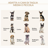 easycomfort easycomfort divano per cani e gatti con vano contenitore e rivestimento vellutato 80x40x46cm grigio scuro
