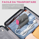 easycomfort easycomfort ferro da stiro verticale stiratrice a vapore regolabile con accessori inclusi pieghevole portatile e da viaggio