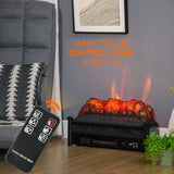 easycomfort easycomfort inserto camino elettrico 1800w con fiamma temperatura regolabile e autospegnimento 58 5x22x32 cm nero