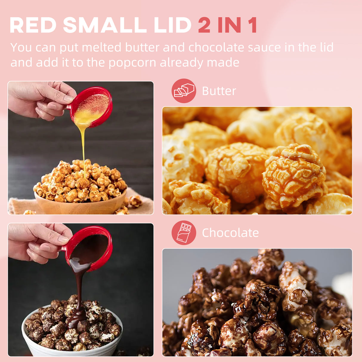 easycomfort easycomfort macchina per pop corn 1200w stile retro con vaschetta in alluminio 22x19x39cm rosso