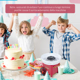 easycomfort easycomfort macchina per zucchero filato 450w con accessori 30x30x28cm rosso