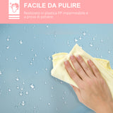 easycomfort easycomfort mobile scarpiera modulare salvaspazio a fungo 16 cubi in acciaio e pp 145x47x145 cm rosa e blu