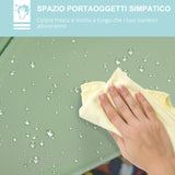 easycomfort easycomfort mobile scarpiera modulare salvaspazio a fungo 16 cubi in acciaio e pp 145x47x145 cm verde e blu