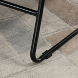 easycomfort easycomfort sedia imbottita con poggiapiedi abbinato per soggiorno studio e camera da letto 60x80 5x89 cm grigio