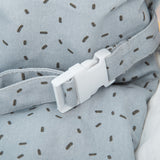 easycomfort easycomfort seggiolino altalena per bambini in tessuto e legno con cuscino 40x40x180cm grigio