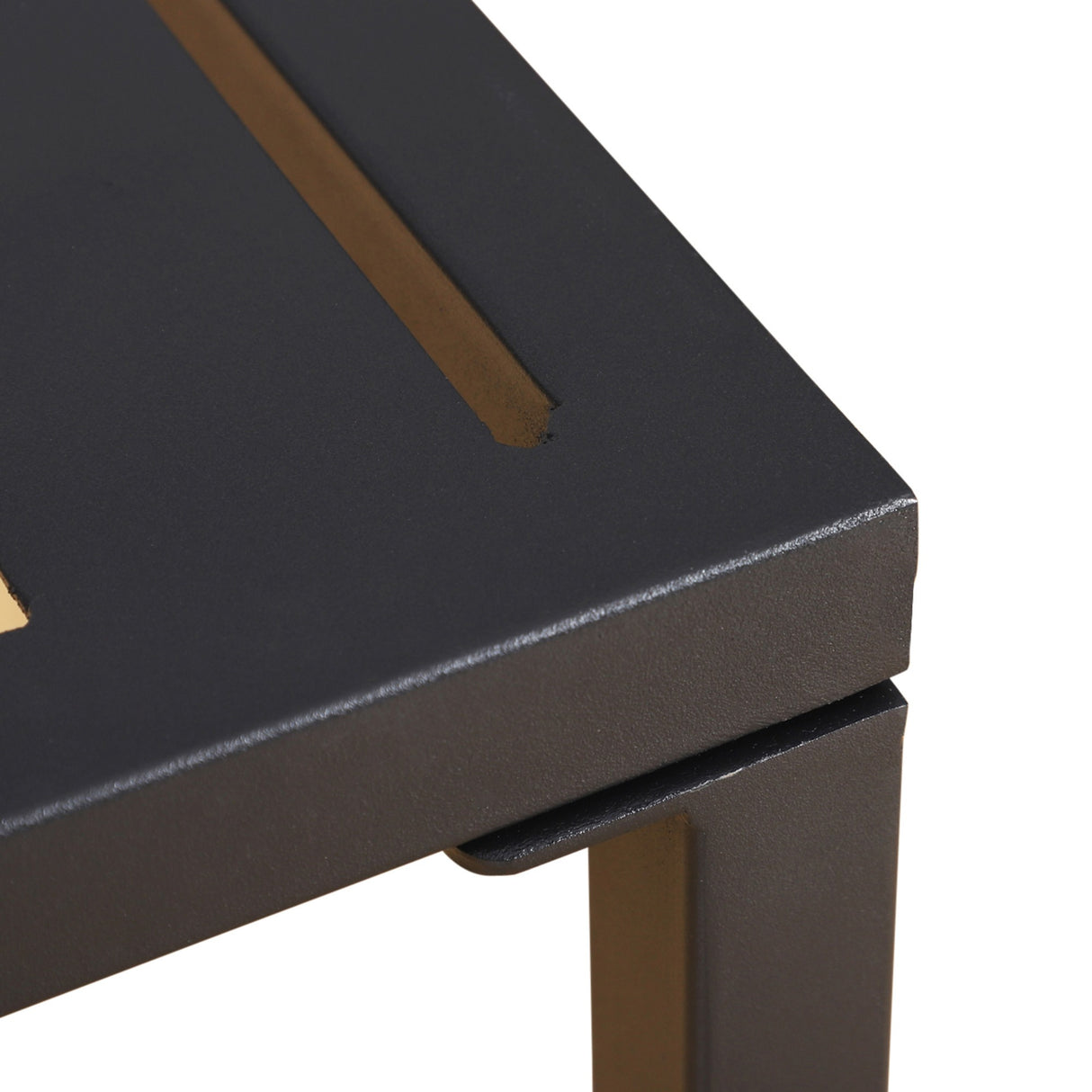 easycomfort easycomfort set 2 sdraio con poggiapiedi cuscini e tavolino in metallo e poliestere grigio e nero