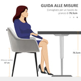 easycomfort easycomfort set 2 sedie per soggiorno nordiche con schienale e braccioli ricurvi e seduta imbottita 54x57x80 cm grigio