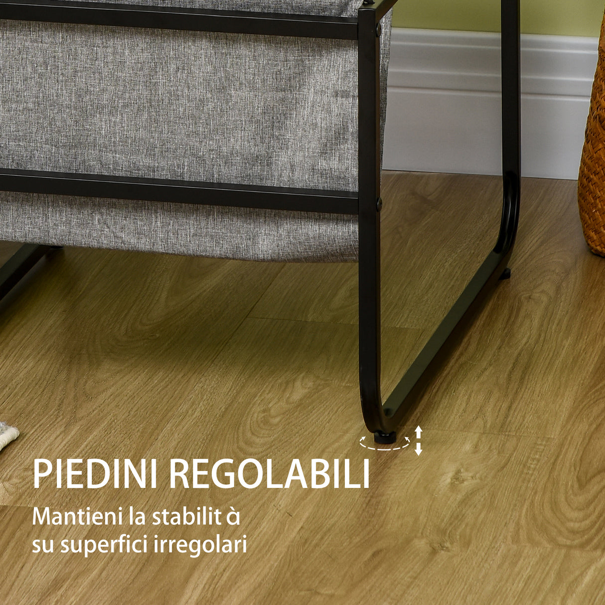 easycomfort easycomfort set 2 tavolini da caffe sovrapponibili stile industriale in mdf e acciaio nero e marrone rustico