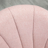 easycomfort easycomfort set di 2 sedie da pranzo in tessuto effetto lino con gambe in acciaio 55 5x59x81 cm rosa e oro