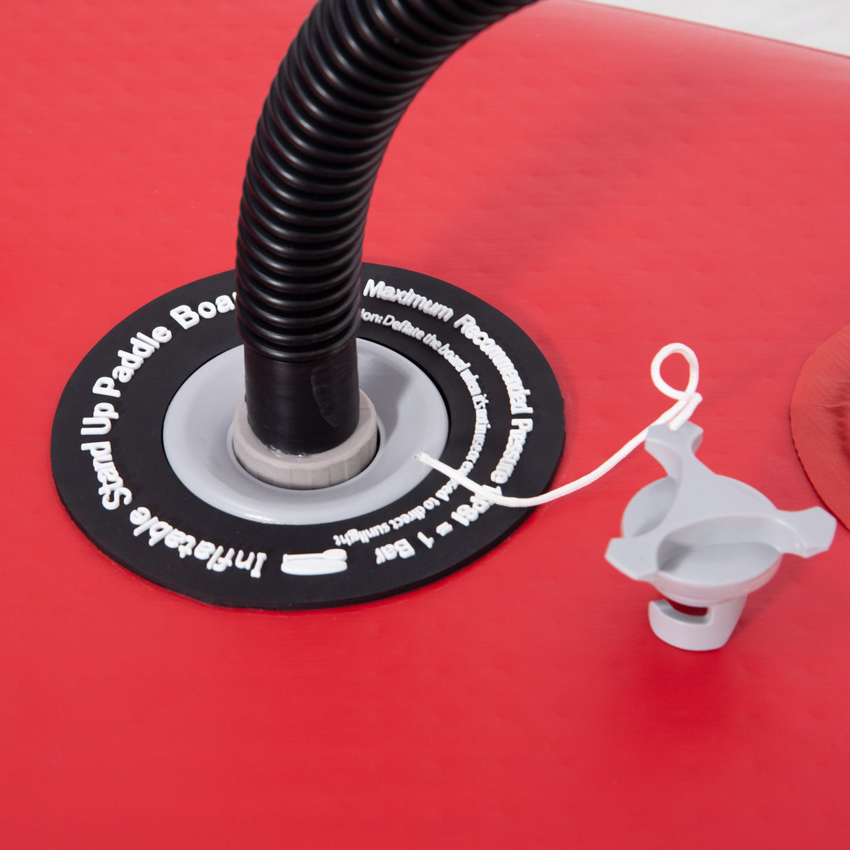 easycomfort easycomfort tavola sup gonfiabile con pagaia accessori e zaino di trasporto 300x76x15cm rosso e bianco