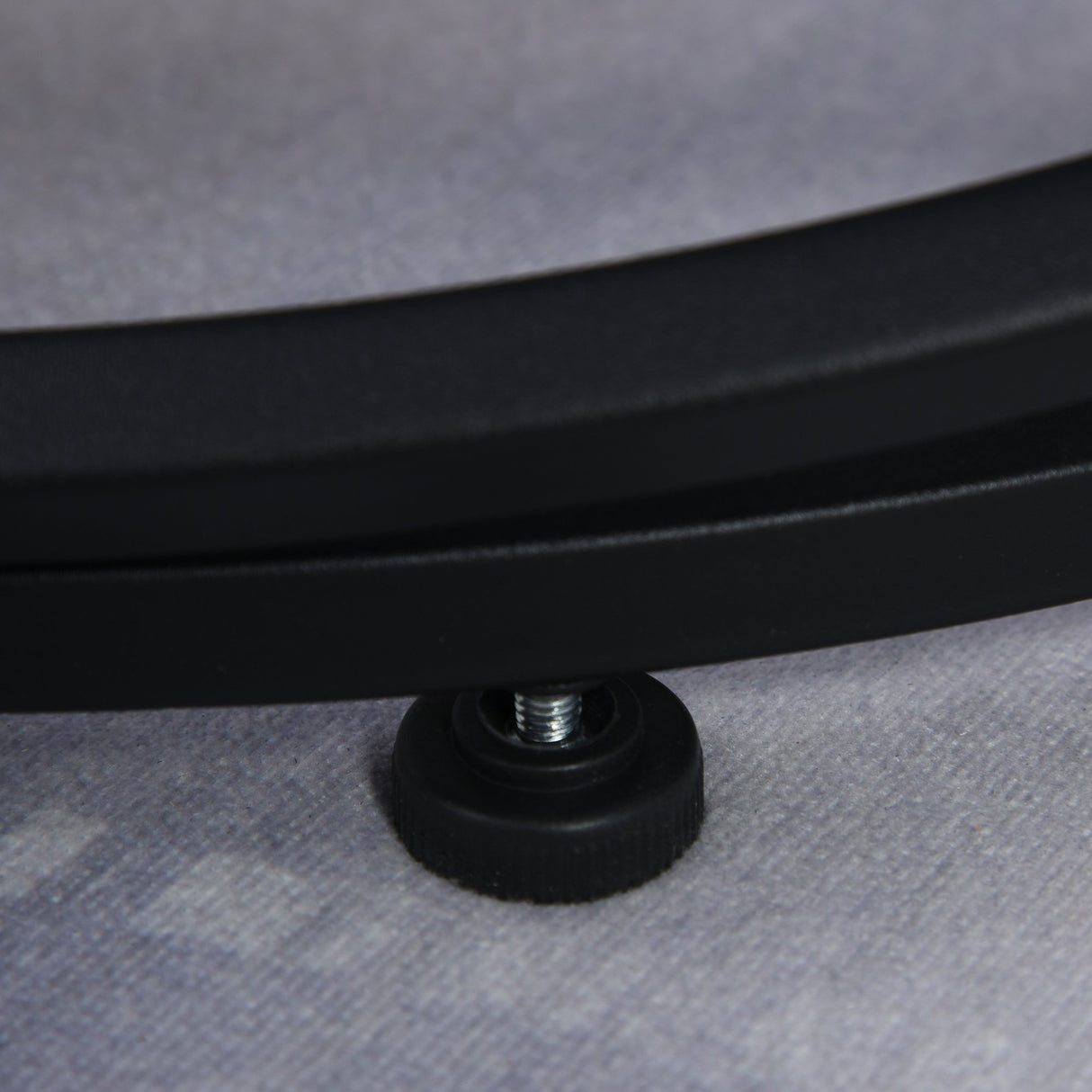 easycomfort easycomfort tavolino da caffe piano dappoggio rotondo con effetto marmo e struttura di design in metallo nero 72 x 48cm ean 8054144133317