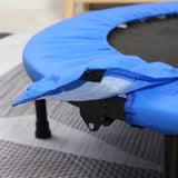 easycomfort easycomfort trampolino elastico fitness pieghevole da giardino 101 5 x 23cm blu e nero