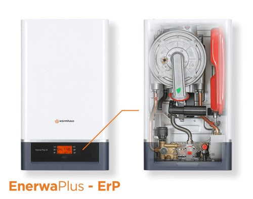 warmhaus caldaia a gas warmhaus a condensazione enerwa plus 33 metano o gpl completo di kit scarico fumi