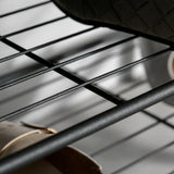 easycomfort easycomfort appendiabiti stile industriale con scarpiera in legno mdf e metallo 72x34x185cm