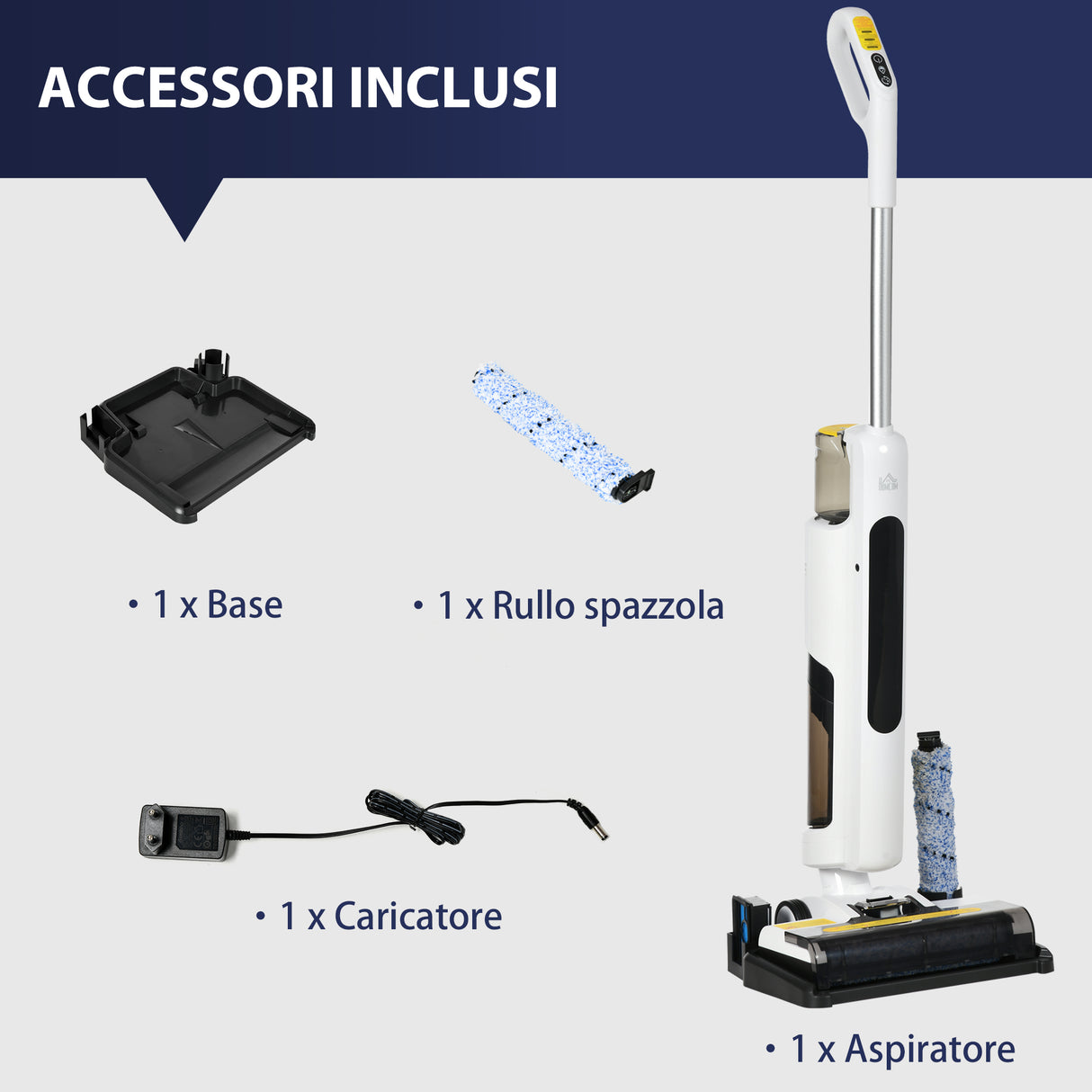 easycomfort easycomfort aspirapolvere senza fili wet dry scopa elettrica lavapavimenti con 2 serbatoi