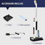 easycomfort easycomfort aspirapolvere senza fili wet dry scopa elettrica lavapavimenti con 2 serbatoi