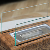 easycomfort easycomfort camino a bioetanolo da tavolo con serbatoio da 0 15l e autonomia 45 minuti 33x16x18cm